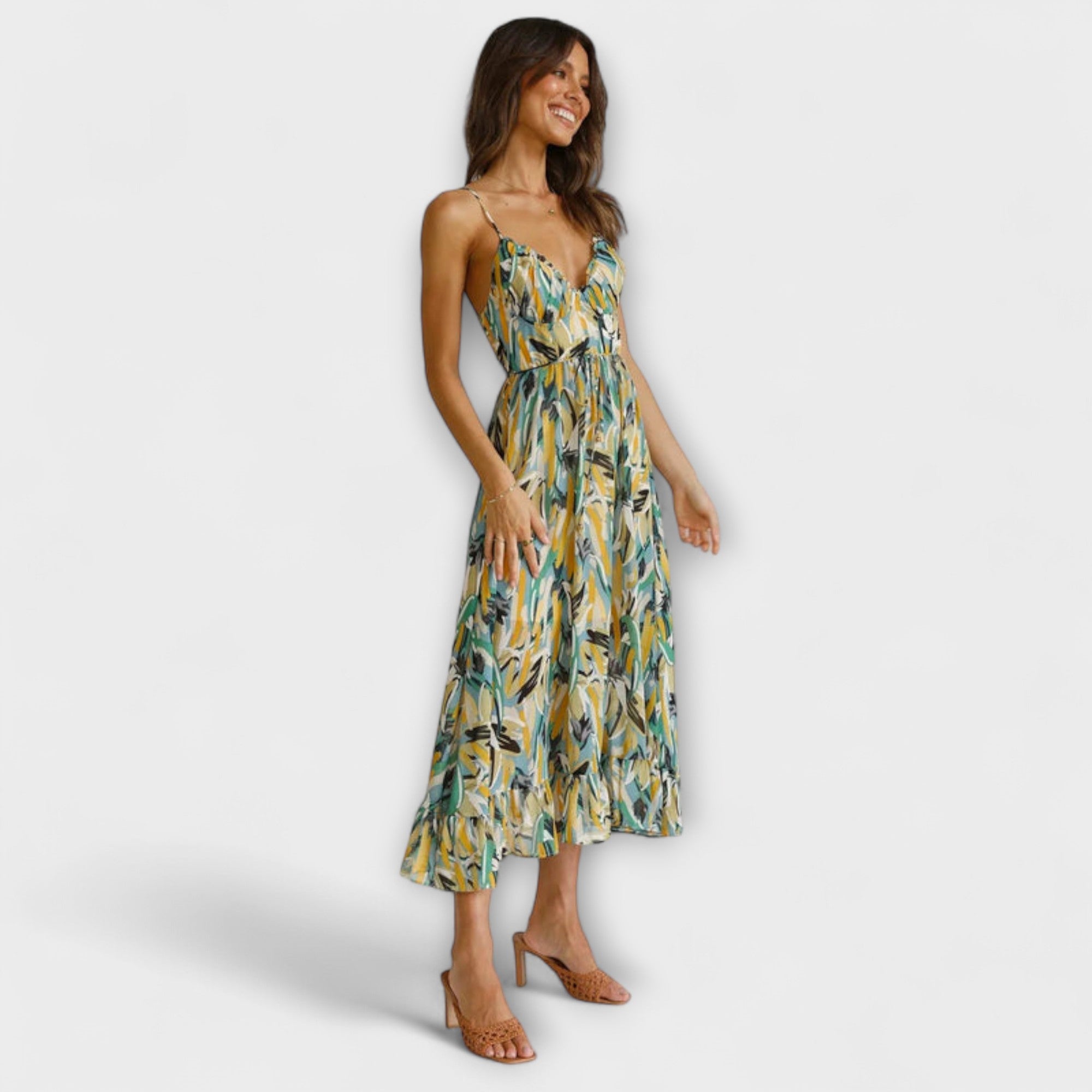 The product title remains unchanged: "Thekla - Elegantes Sommerkleid".