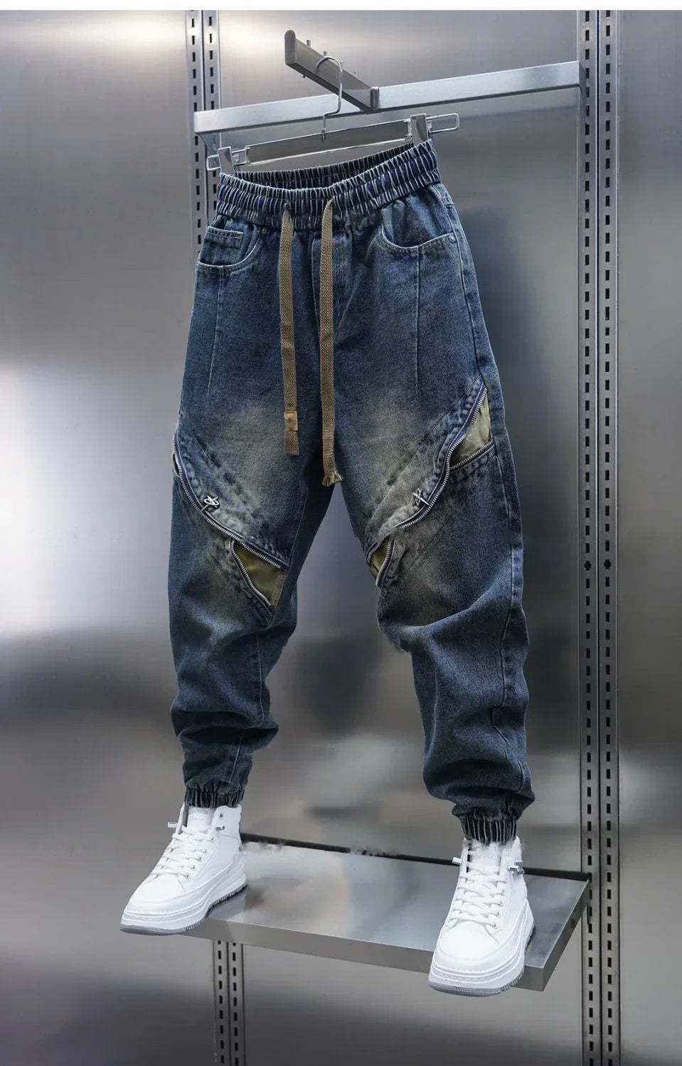 Mika™ | Baggy-Jeans mit Gürtel