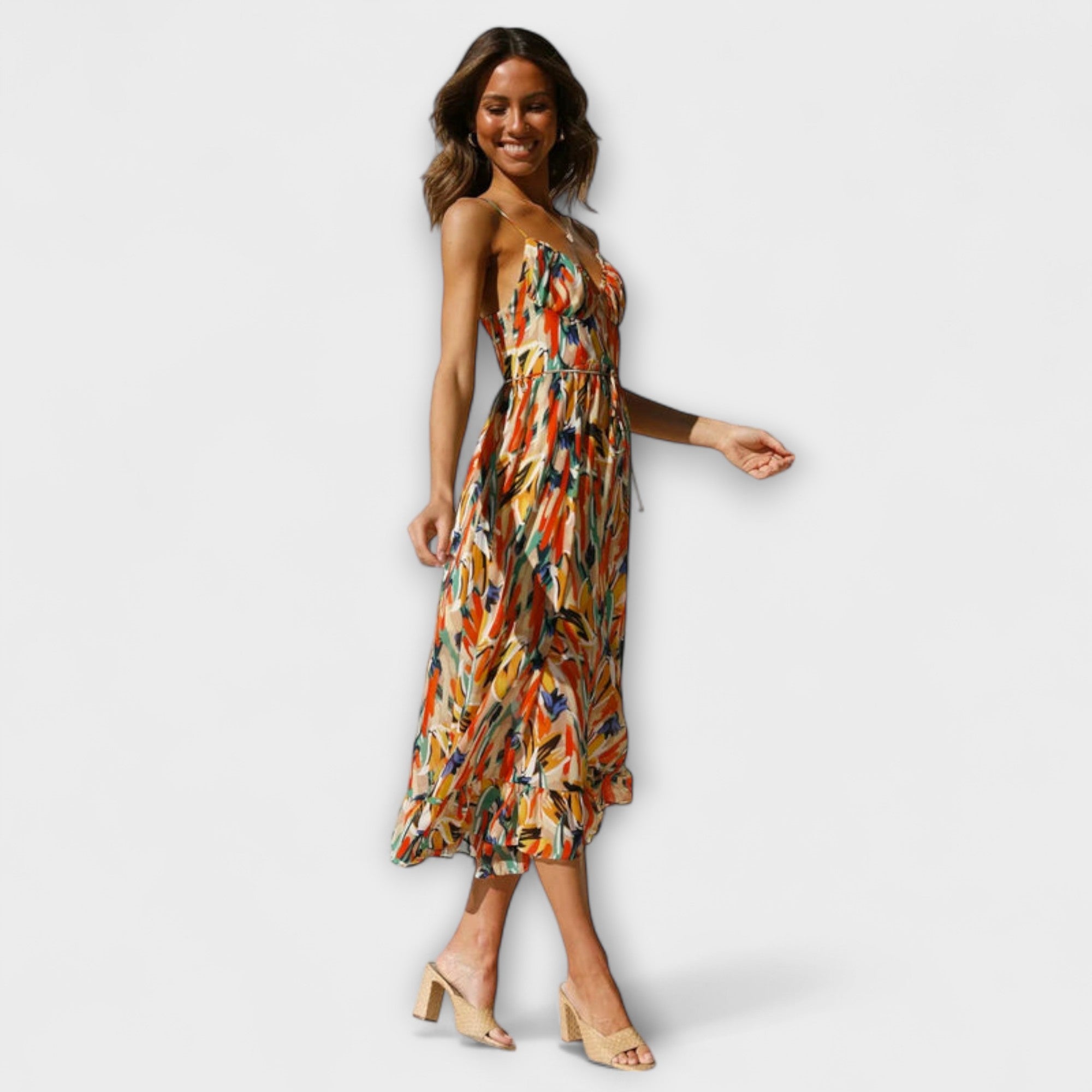 The product title remains unchanged: "Thekla - Elegantes Sommerkleid".