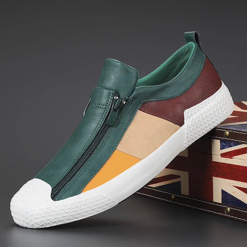 Claude Monet Leder Sneakers