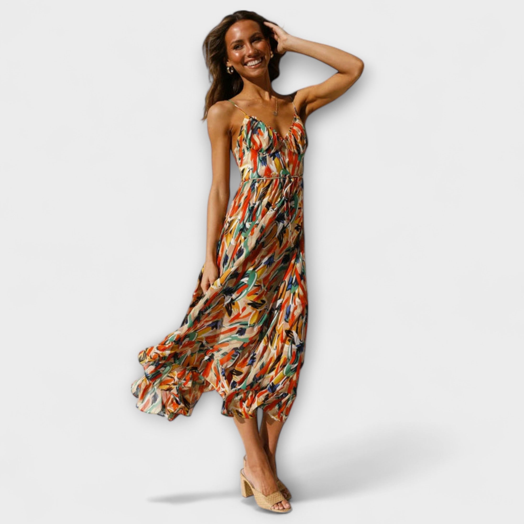 The product title remains unchanged: "Thekla - Elegantes Sommerkleid".