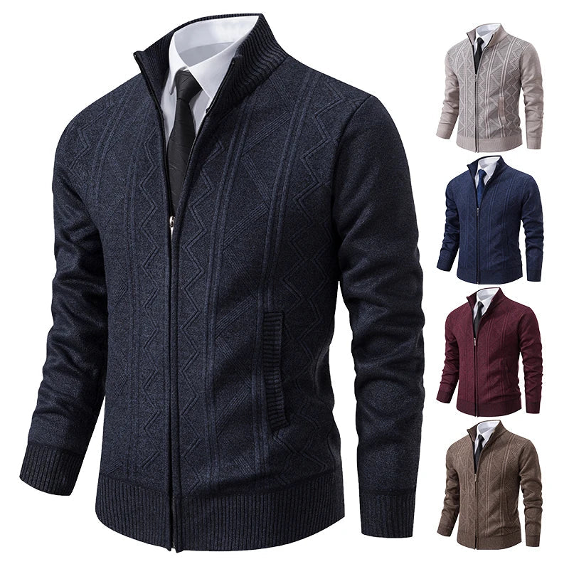 Dawson™ – Strukturierter Zip-Cardigan