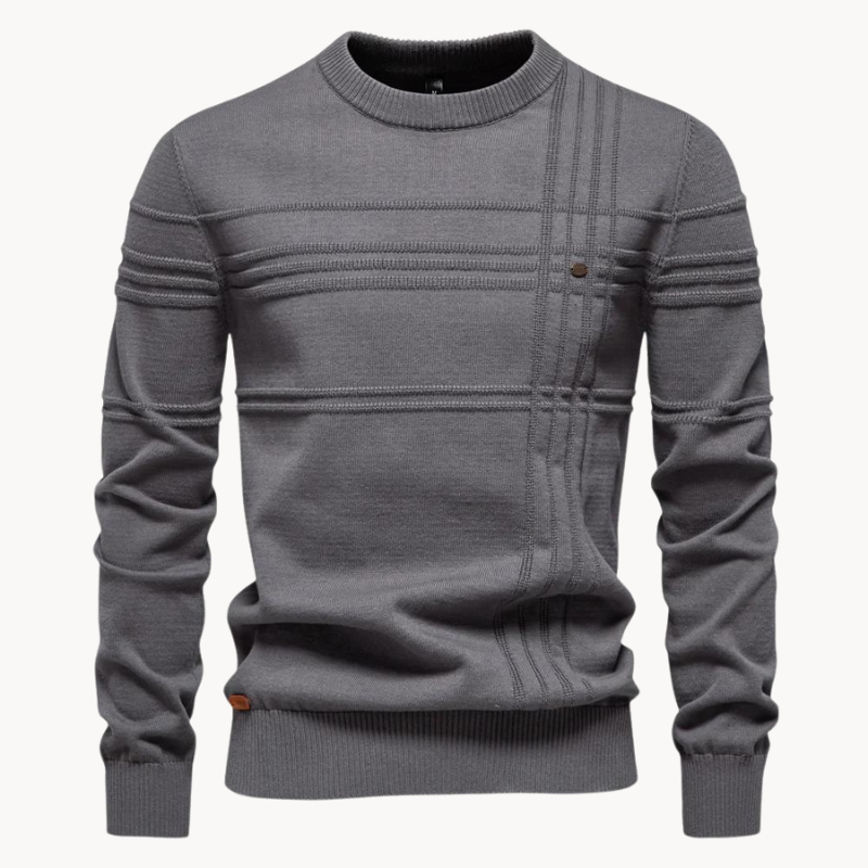MIKA MÜNCHEN™ | MÄNNERPULLOVER MIT KAROMUSTER