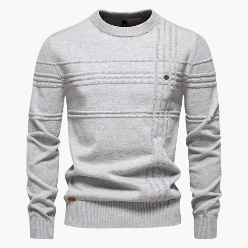 MIKA MÜNCHEN™ | MÄNNERPULLOVER MIT KAROMUSTER