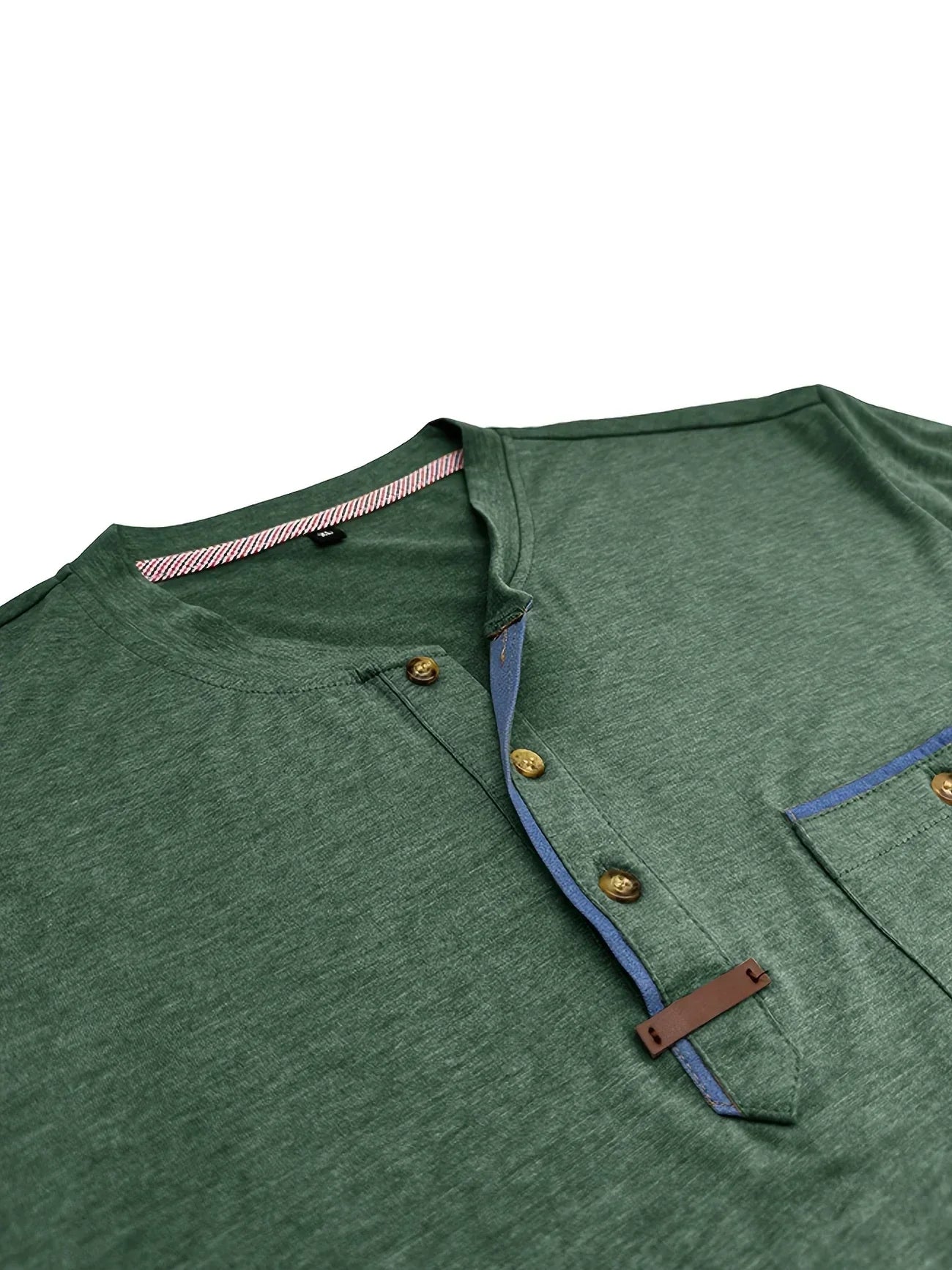 Weiches Basic T-Shirt mit Brusttasche für Herren
