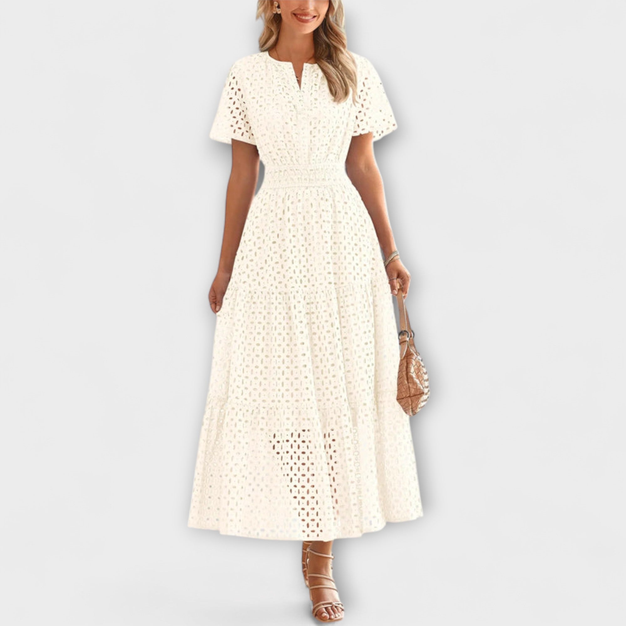 Aurora - Elegantes Spitzen-Sommerkleid