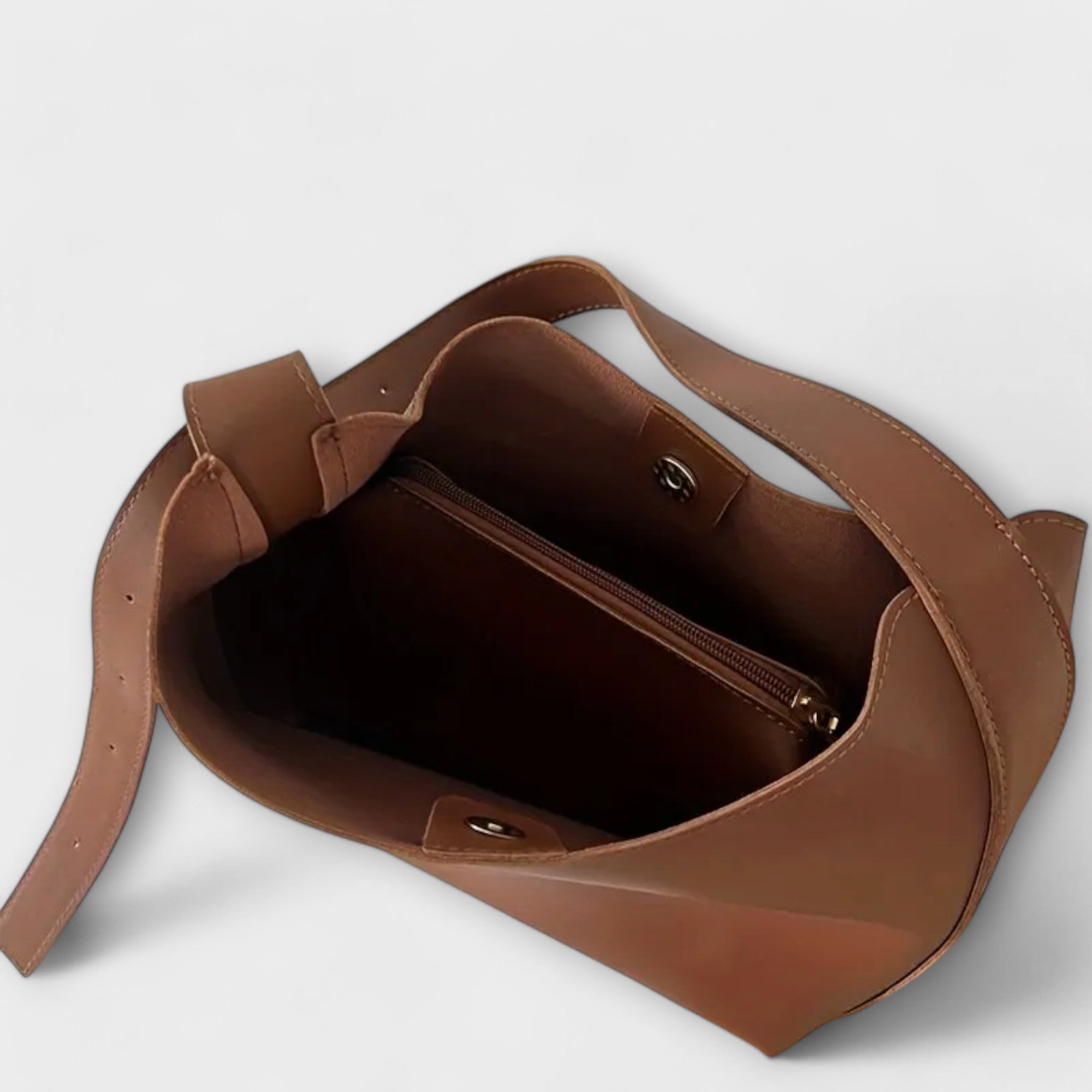 Aurora. – Elegante Lederschultertasche