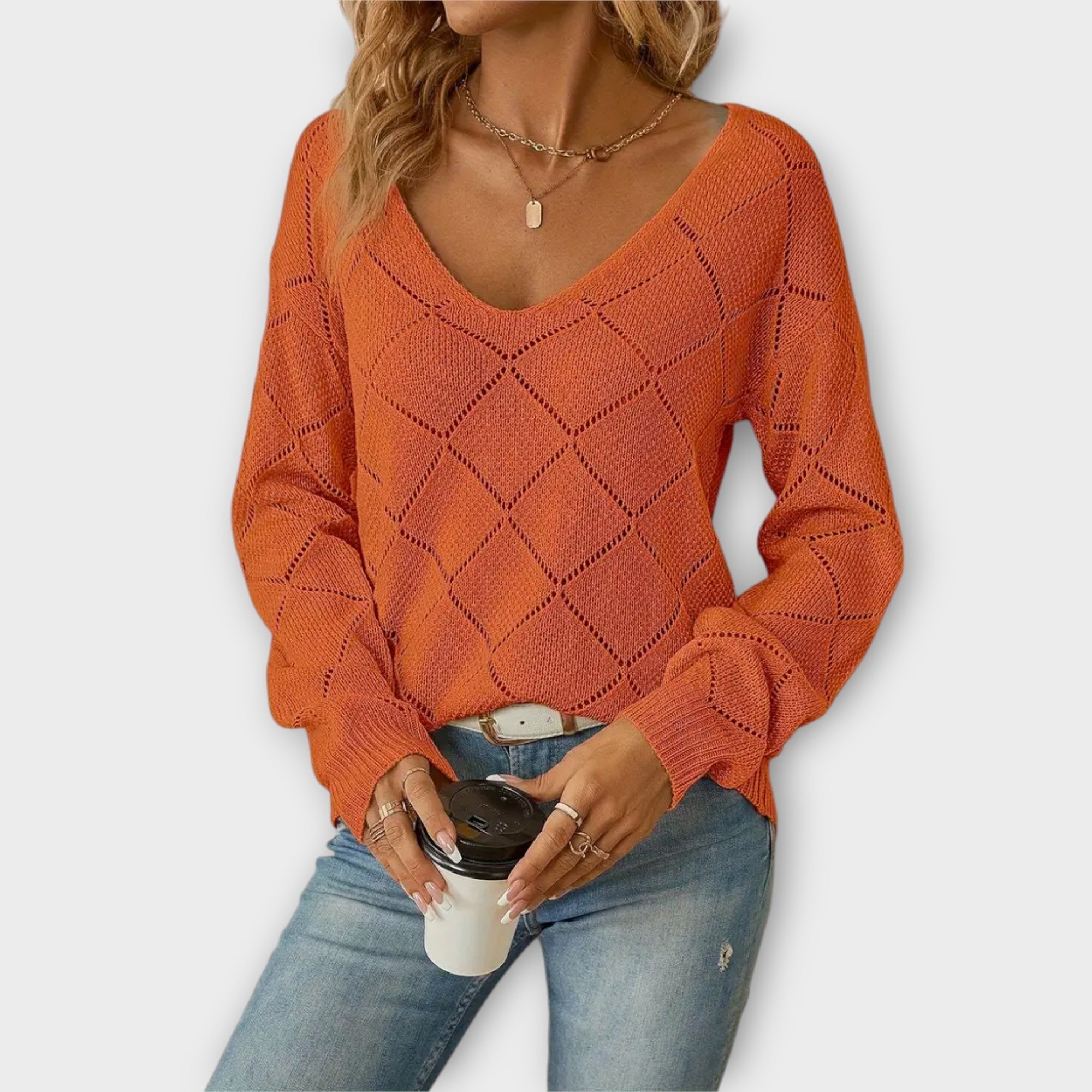 Aurora - Lässiger Pullover