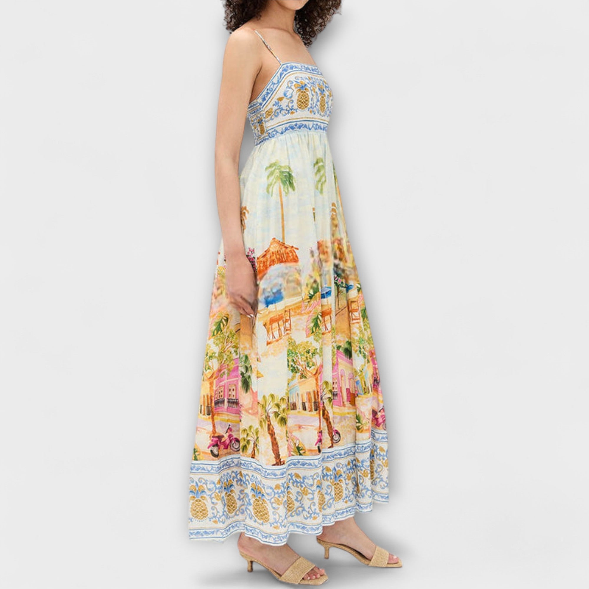 Aurora - Aracati Multicolor Maxikleid