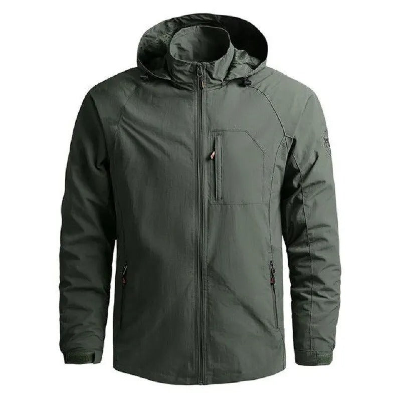 Leichte winddichte Cargo-Jacke für Herren