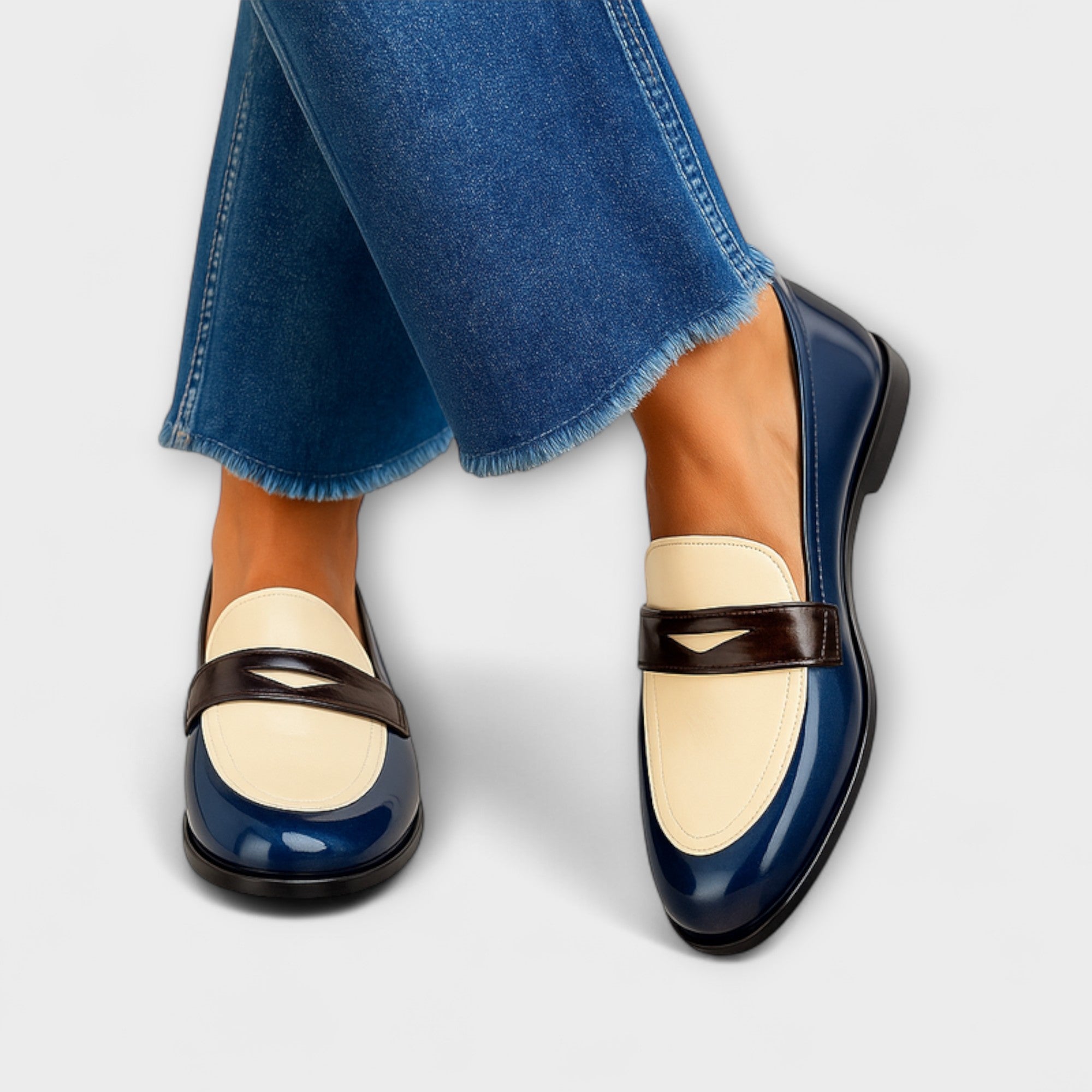 Claudia - Kontrast Slipper