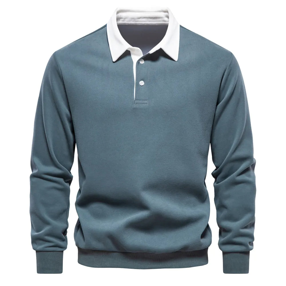 Klassisches Rugby-Poloshirt für Herren