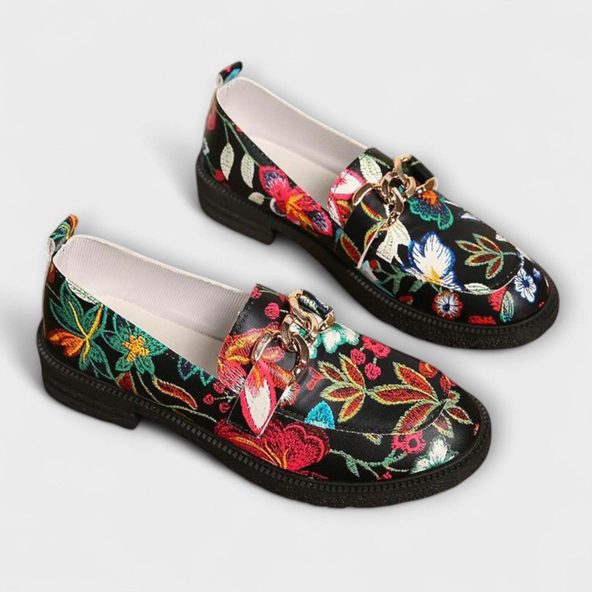 Orla – Bunte Mokassins mit Blumenmuster