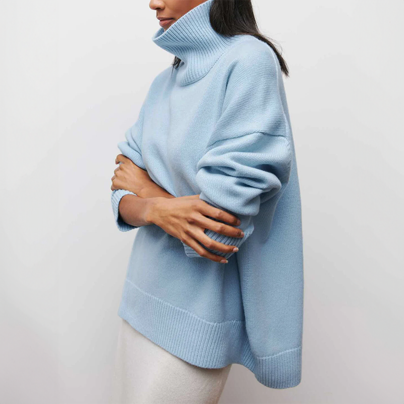 Amelia | Eleganter Strick-Dolcevita-Pullover