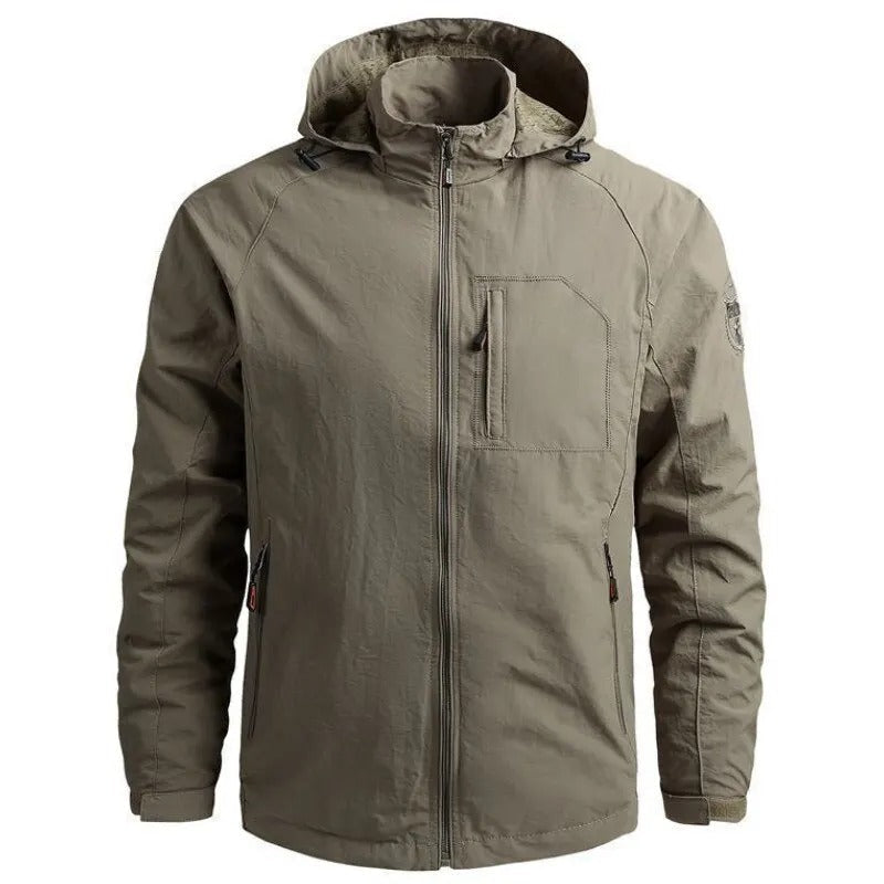 Leichte winddichte Cargo-Jacke für Herren