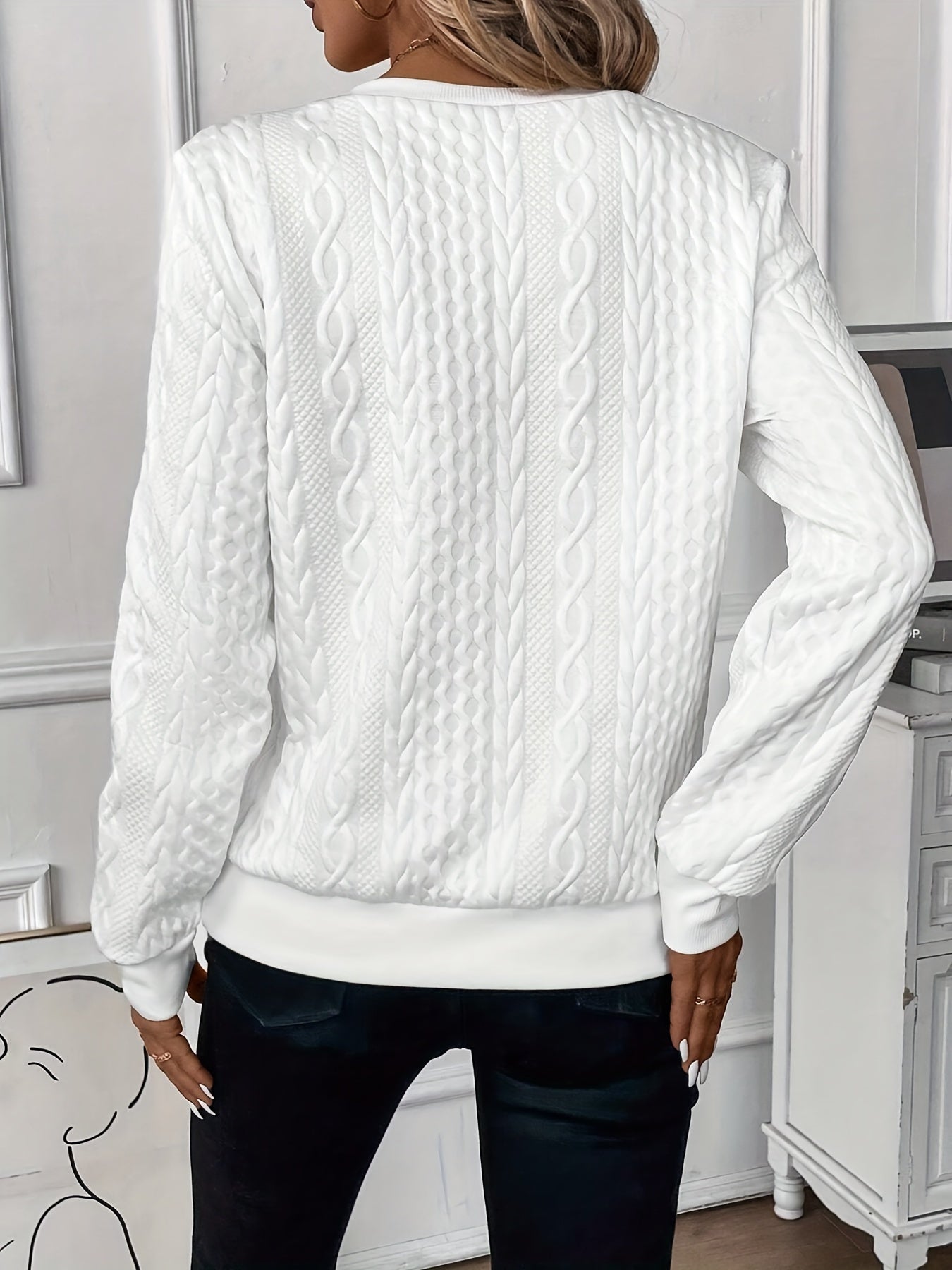 Emily™ | Chic Pulli aus feiner Strickware