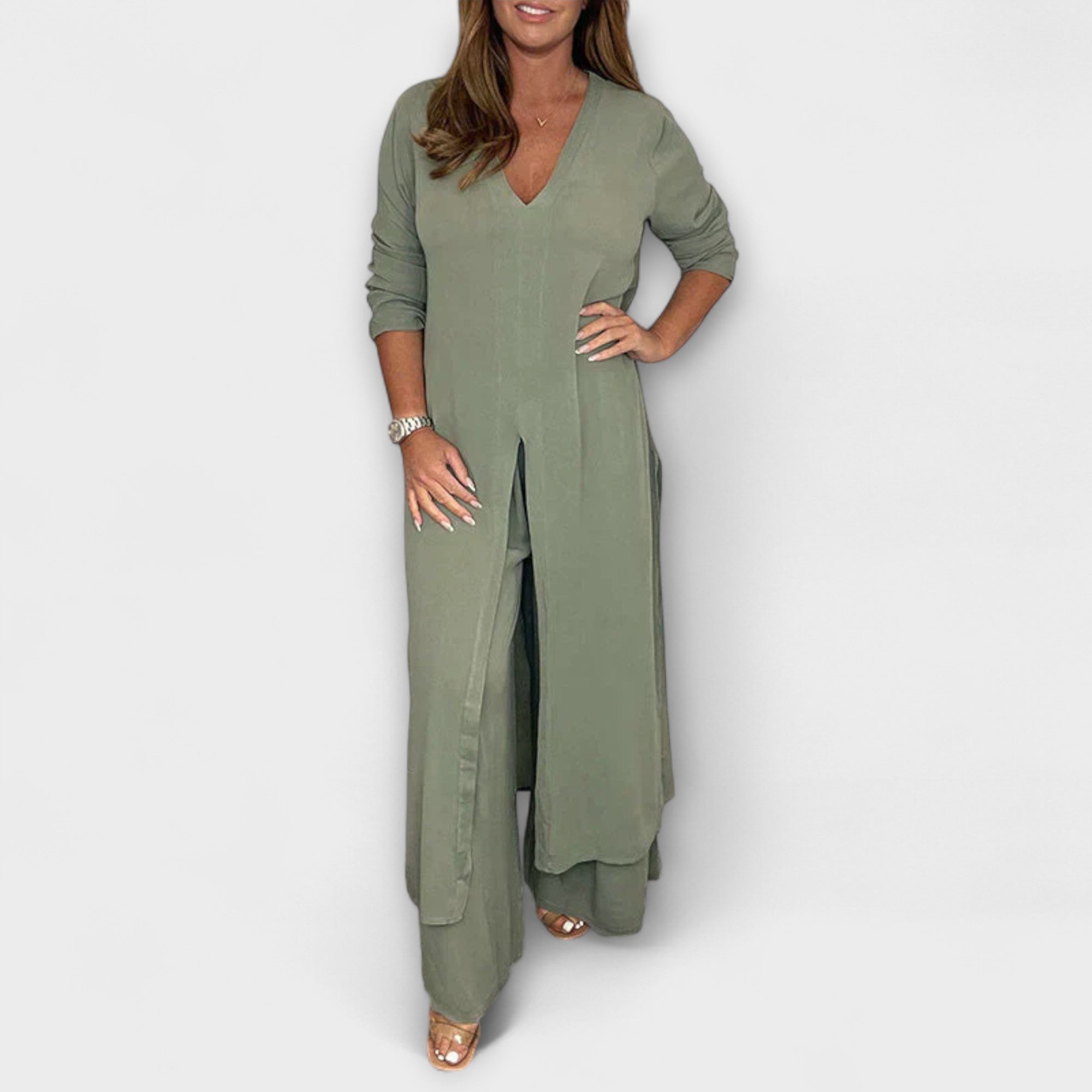 Aurora 2-teiliges stilvolles Damen-Co-Ord-Set