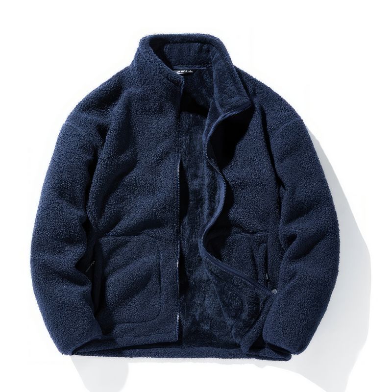 Weiche Reißverschlussjacke für Herren