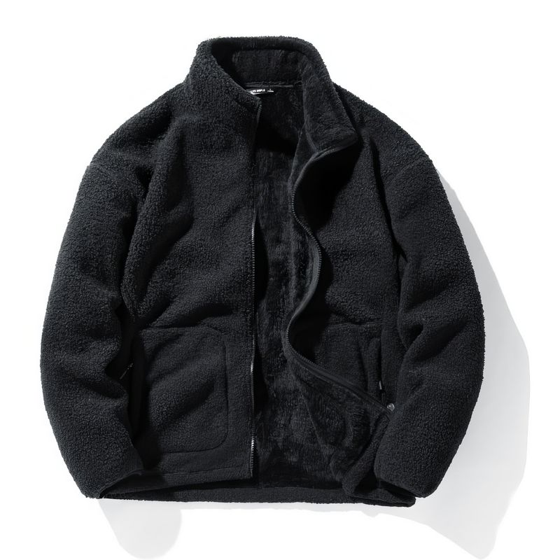 Weiche Reißverschlussjacke für Herren