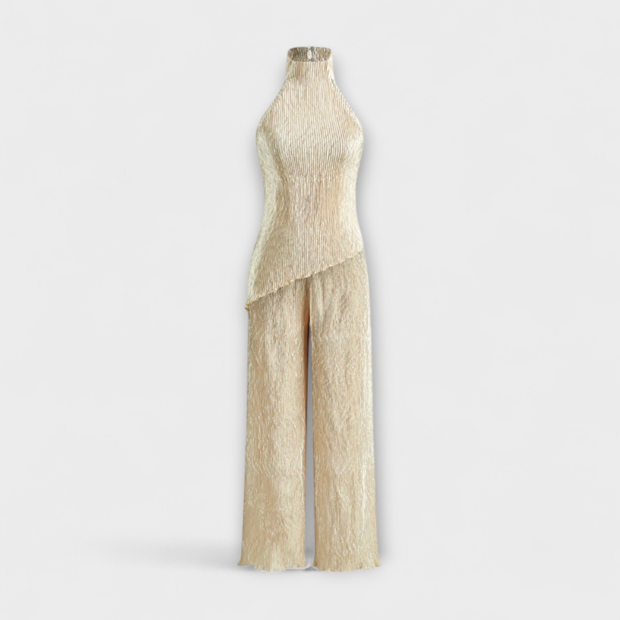 Pilarica - Elegantes plissiertes asymmetrisches Set