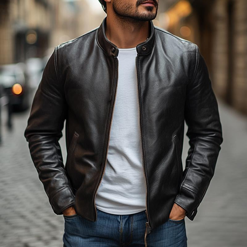Stehkragenjacke für Herren