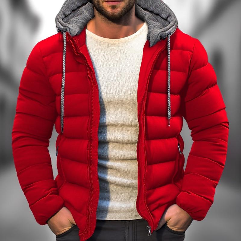 Gesteppte Kapuzenjacke für Herren