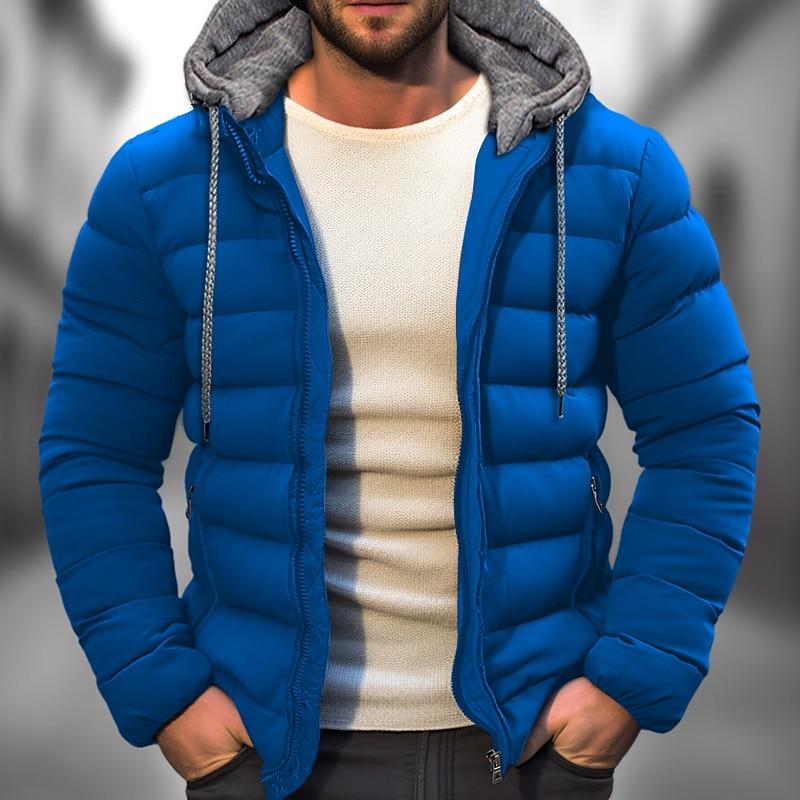 Gesteppte Kapuzenjacke für Herren