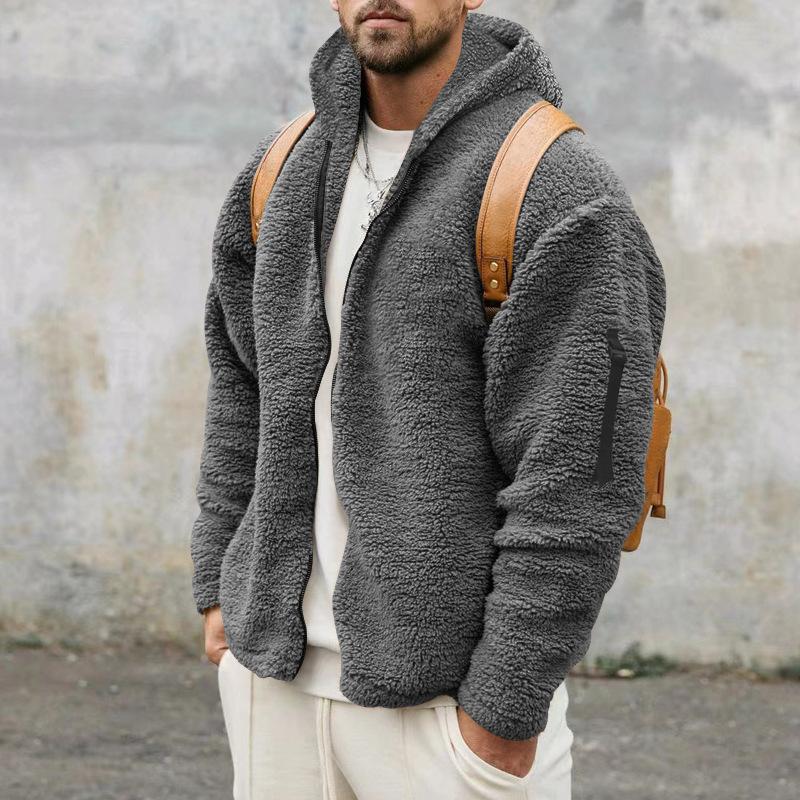Warme, lockere Jacke für Herren