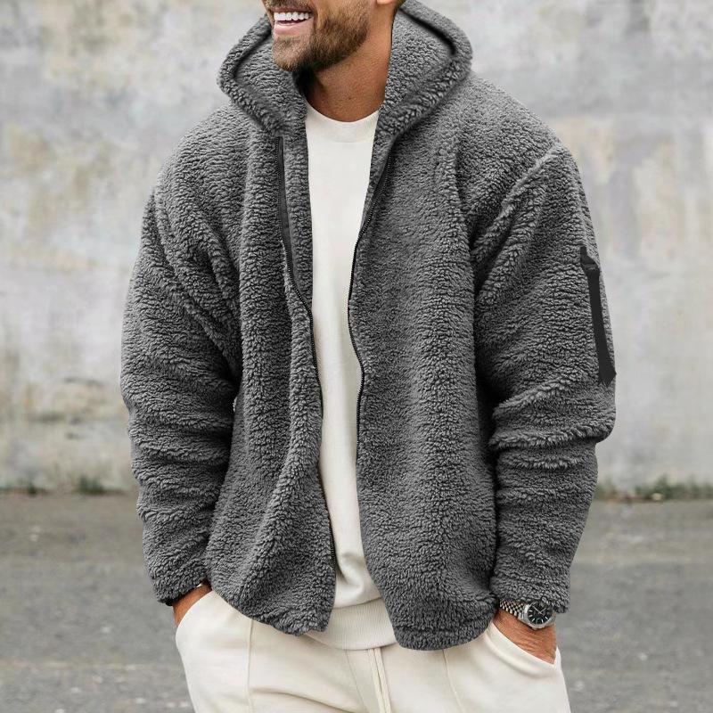 Warme, lockere Jacke für Herren
