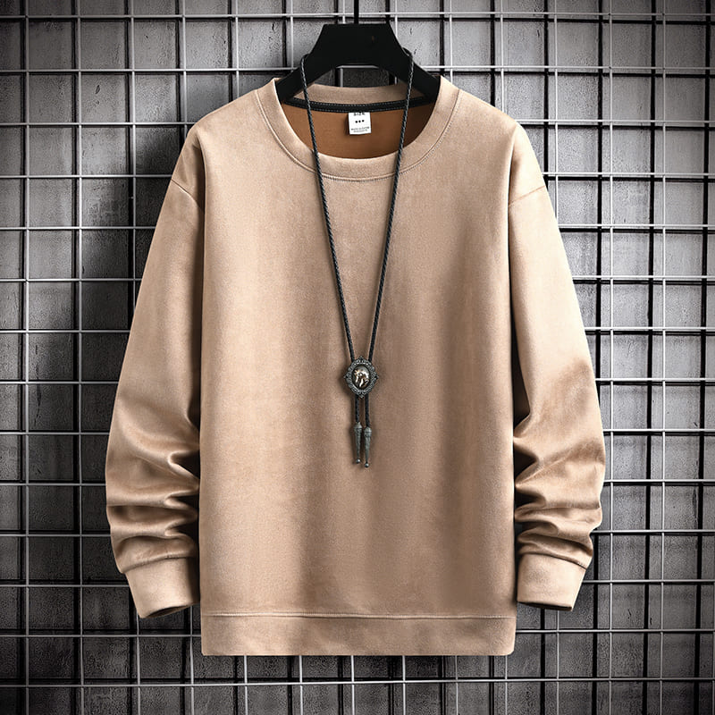 Unifarbenes Sweatshirt für Herren