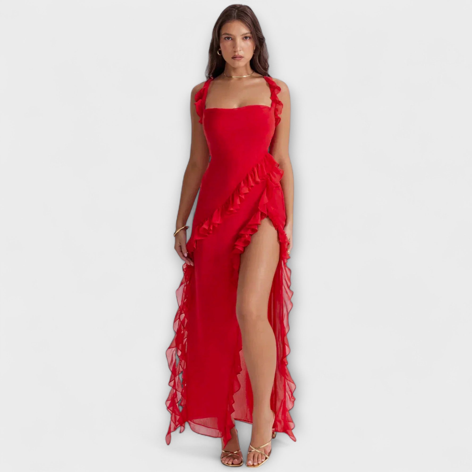 Aurora - Stilvolles Maxikleid mit Schlitz