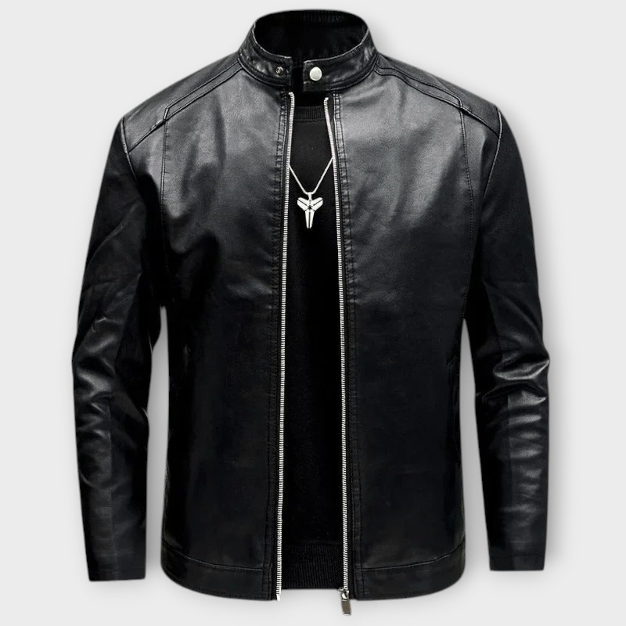 Elegante Biker-Lederjacke für Herren