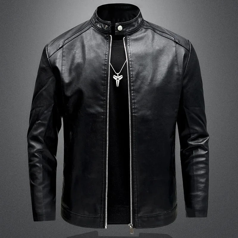 Elegante Biker-Lederjacke für Herren