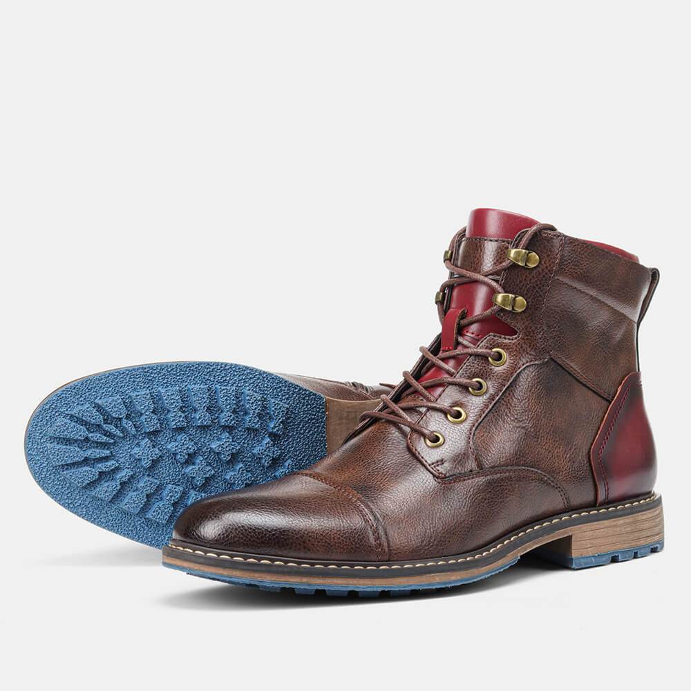 Miles - Klassische Leder Oxford-Stiefel