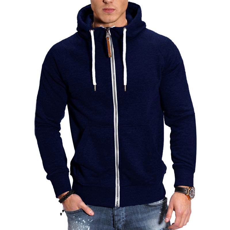 Herren Sportjacke mit Kapuze und Reißverschluss