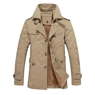 Karel – Eleganter gepolsterter Trenchcoat